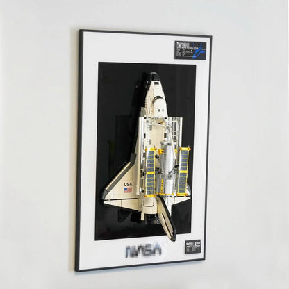 Decorative Wall Mount Frame For LEGO® 10283 Nasa Space Shuttle(without LED)