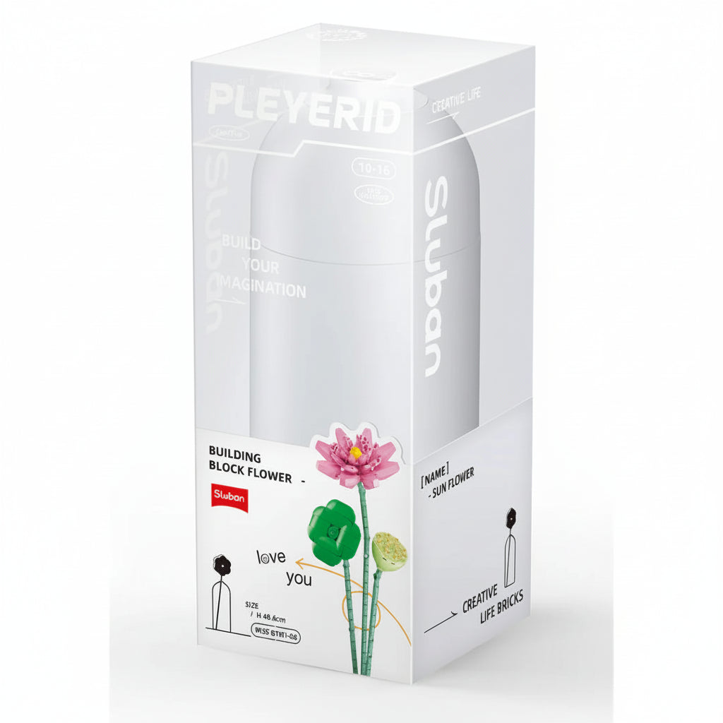 Sluban Lotus with diy vase 258 pcs