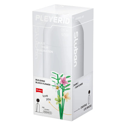 Sluban Freesia with diy vase 241 pcs