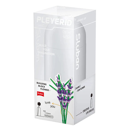 Sluban Lavender with diy vase 258 pcs