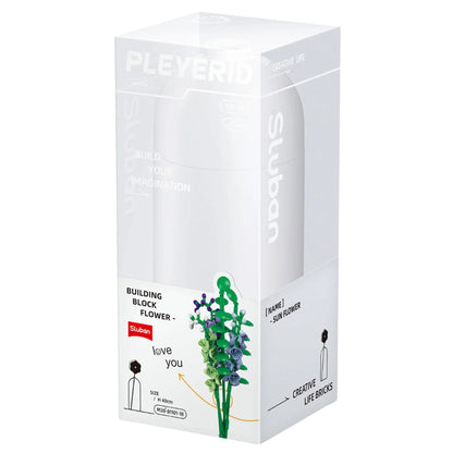 Sluban Rocket larkspur with diy vase 222 pcs