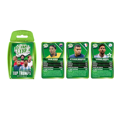 Top Trumps World Football Stars Guess Who? & Card Game Bundle