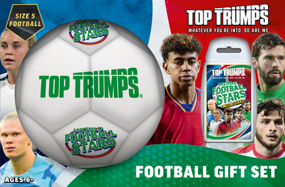 Top Trumps World Football Stars Gift Set Top Trumps Cards and Football