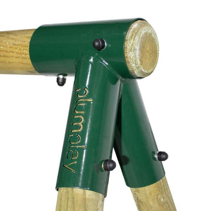 Plum Marmoset Wooden Swing Set Durable Double Swing for Backyard Fun