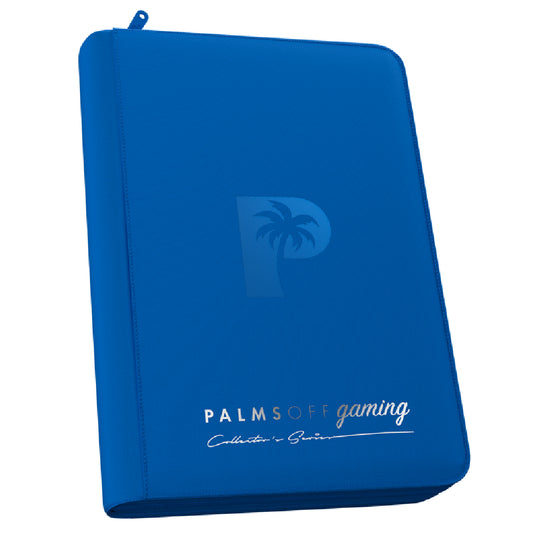 Palms Off Gaming Collector's Series 4 Pocket Zip Binder - Blue