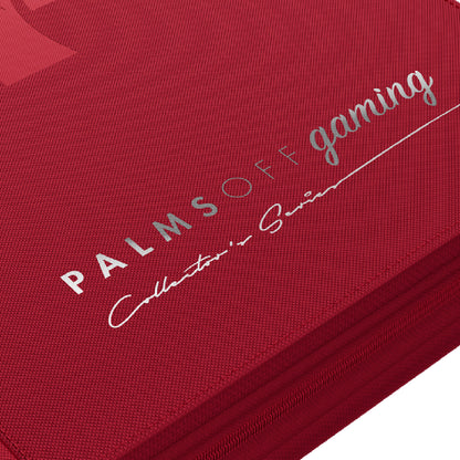 Palms Off Gaming Collector's Series 4 Pocket Zip Binder - Red