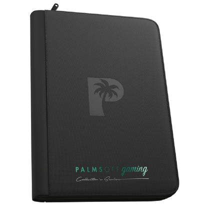 Palms Off Gaming Collector's Series 9 Pocket Zip Binder - Black
