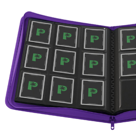 Palms Off Gaming Collector's Series 9 Pocket Zip Binder - Purple