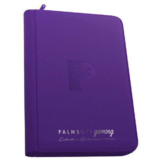 Palms Off Gaming Collector's Series 9 Pocket Zip Binder - Purple