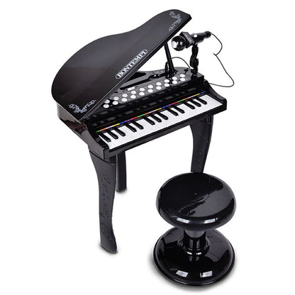 Bontempi Electronic Grand Piano with Microphone & Stool