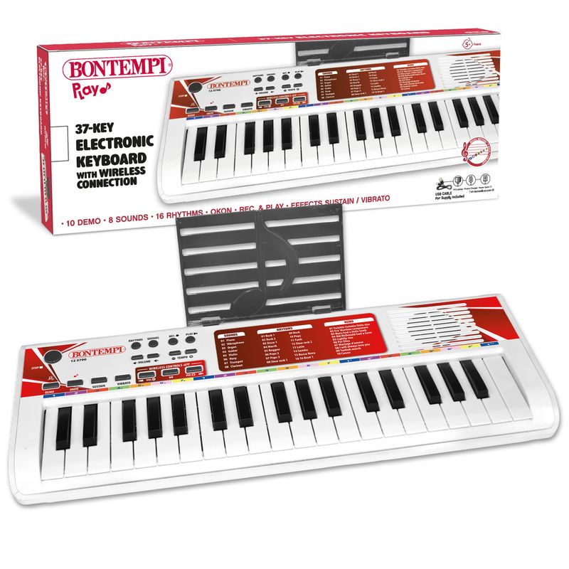 Bontempi Electronic Keyboard - 37 key with Wireless Connection