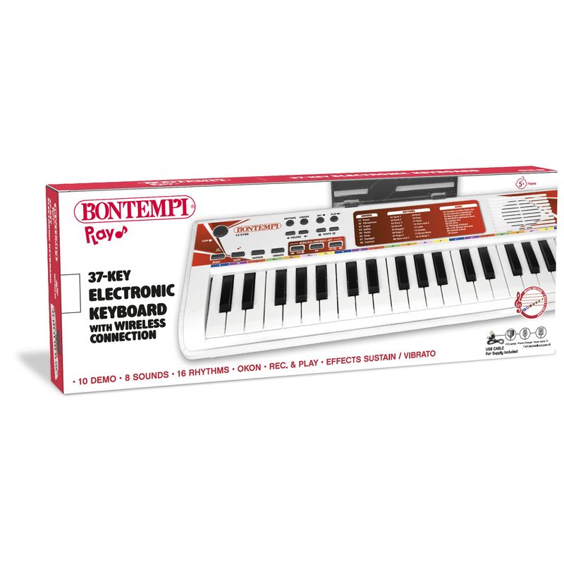 Bontempi Electronic Keyboard - 37 key with Wireless Connection