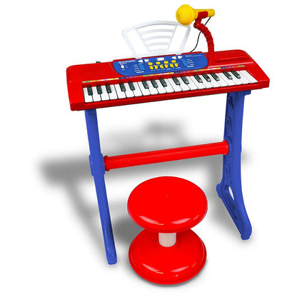 Bontempi Electronic Keyboard 37 key with Microphone, Legs & Stool