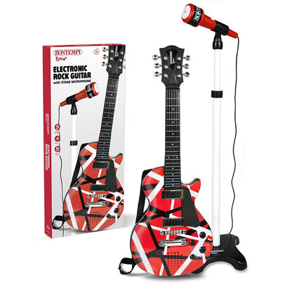 Bontempi Electronic Rock Guitar & Stand Microphone