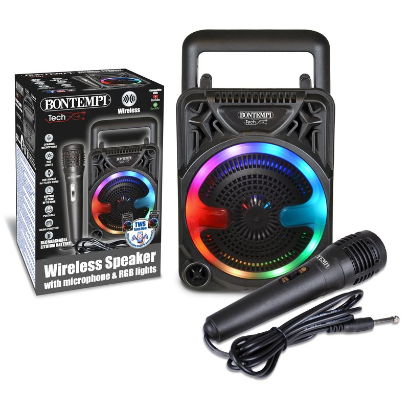 Bontempi Mini Wireless Speaker with Microphone