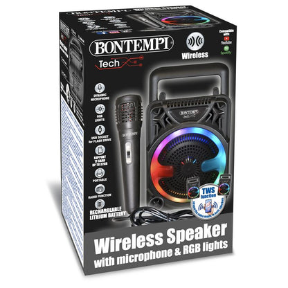 Bontempi Mini Wireless Speaker with Microphone