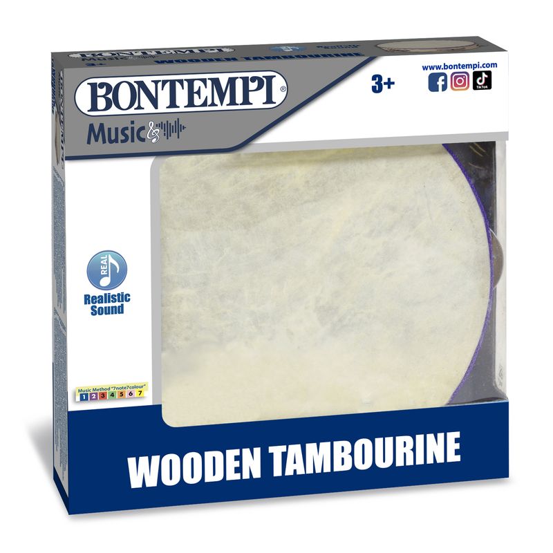 Bontempi Wooden Tambourine
