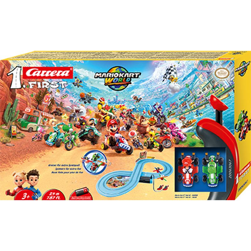 Carrera First Mario Kart World Mario vs. Yoshi - 2.4m