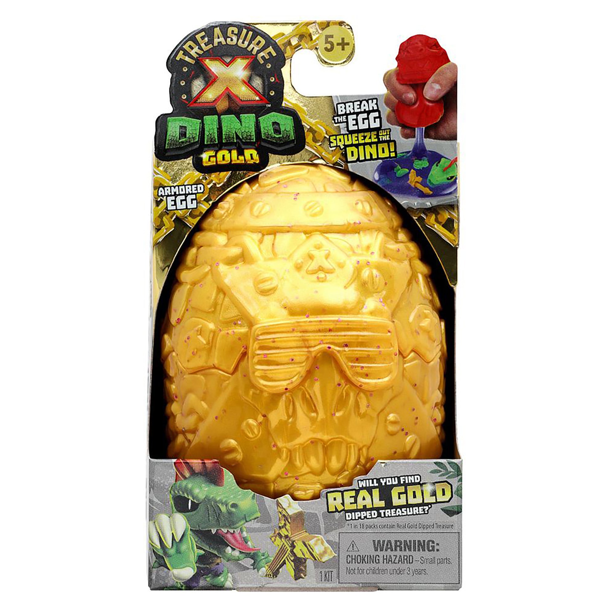 Treasure X Dino Gold Dino Egg Single Pack Assorted