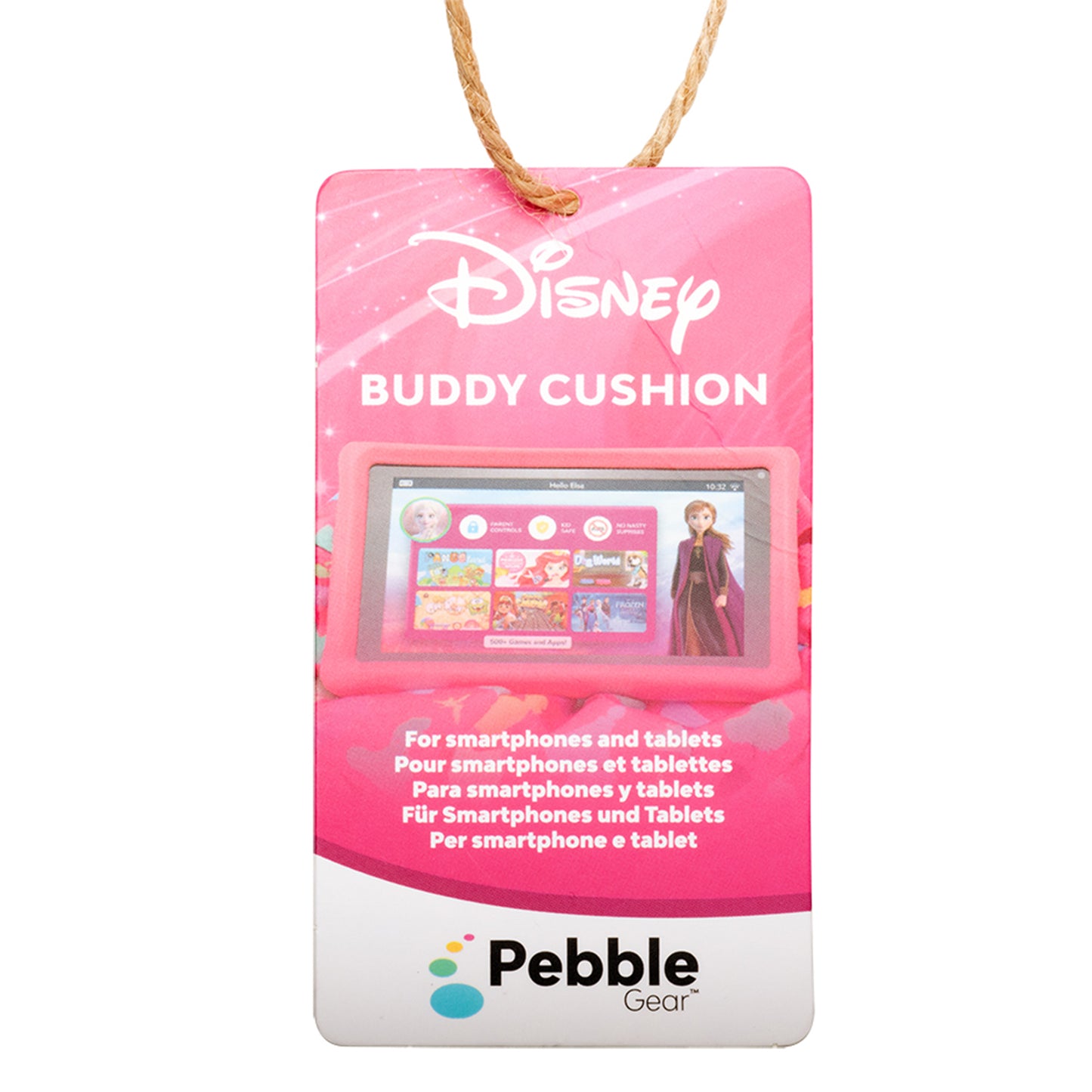 Pebble Gear Buddy Cushion  Disney Multi Property Pink