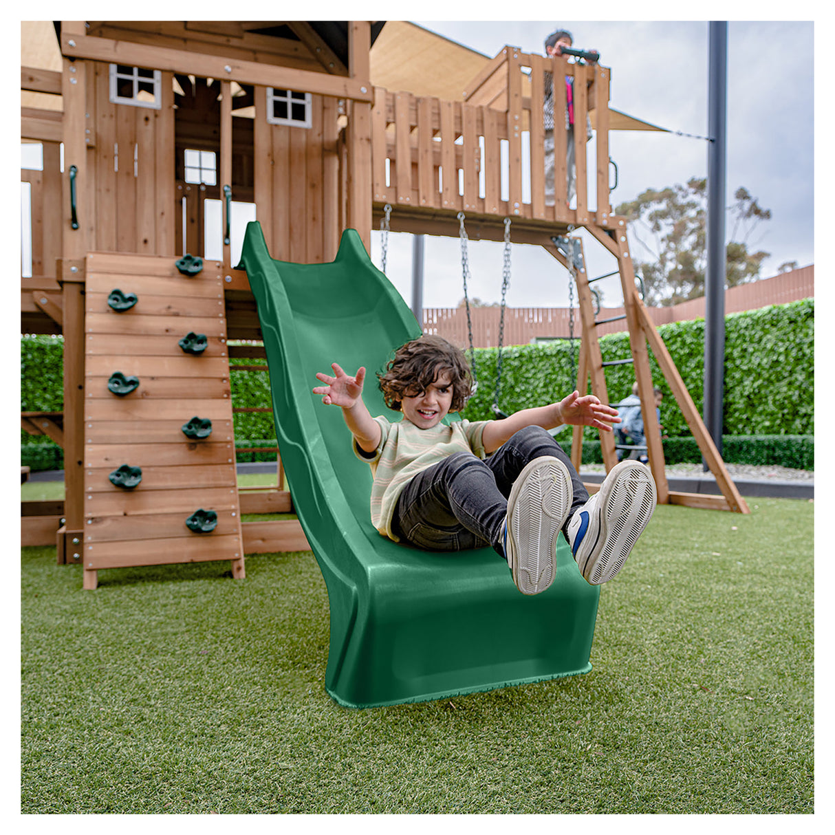 Lifespan Kids Kensington Play Centre Set with 2.2m Green Slide