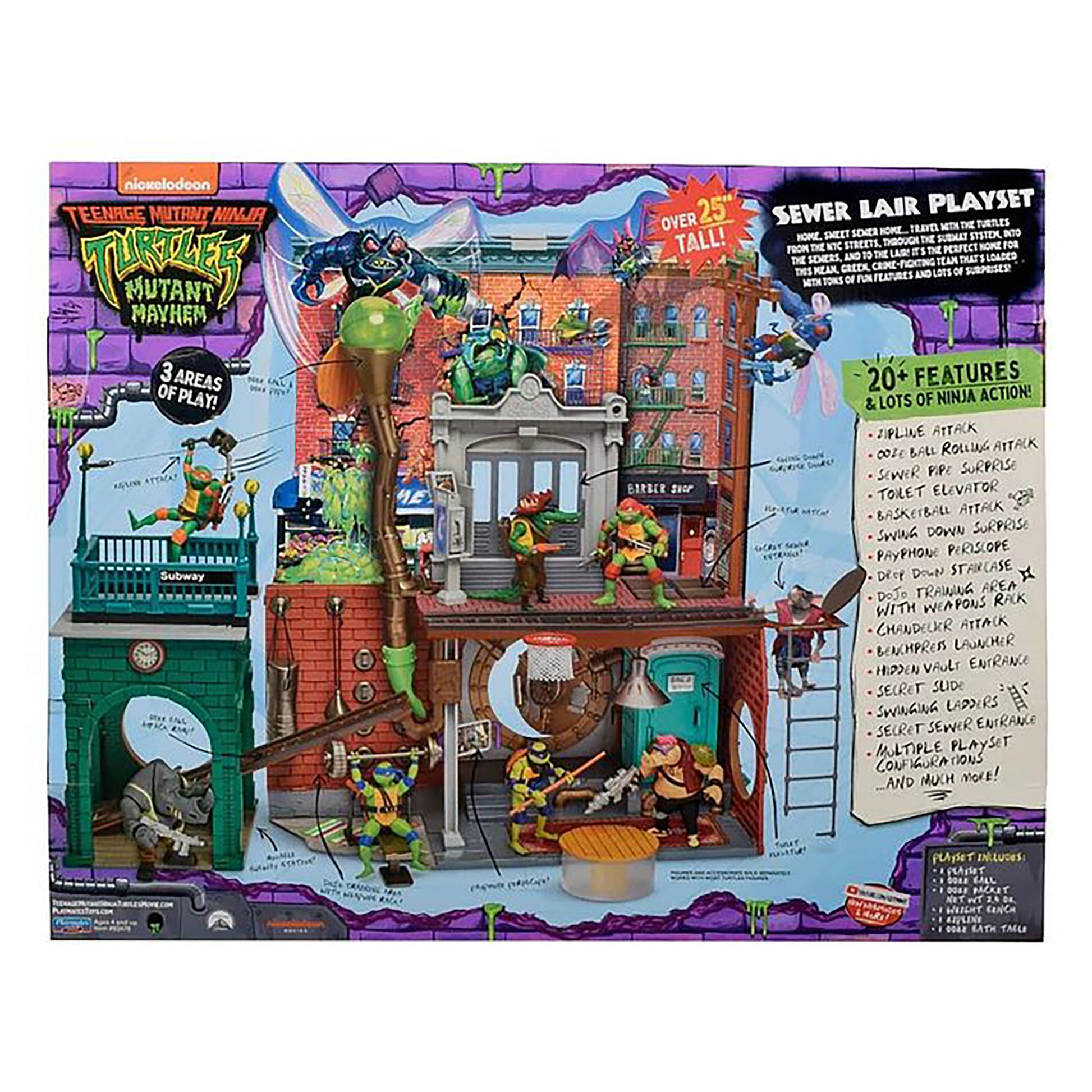 Teenage Mutant Ninja Turtles Movie Sewer Lair Playset