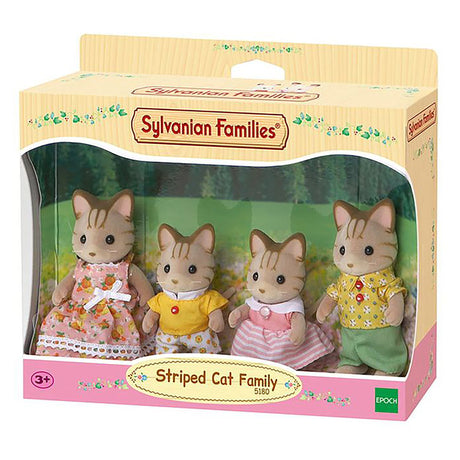 Sylvanian Families Striped Cat Family