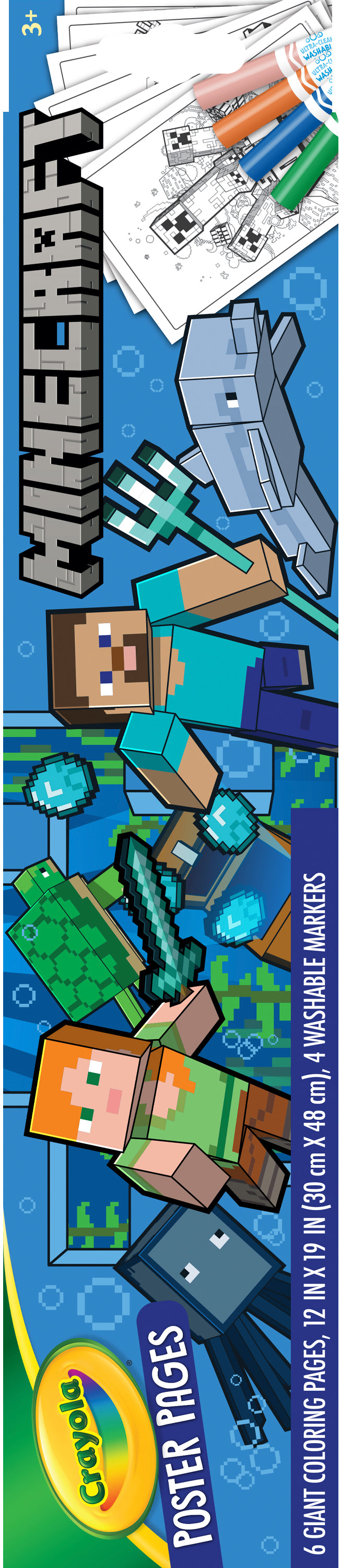 Crayola Poster Pages - Minecraft