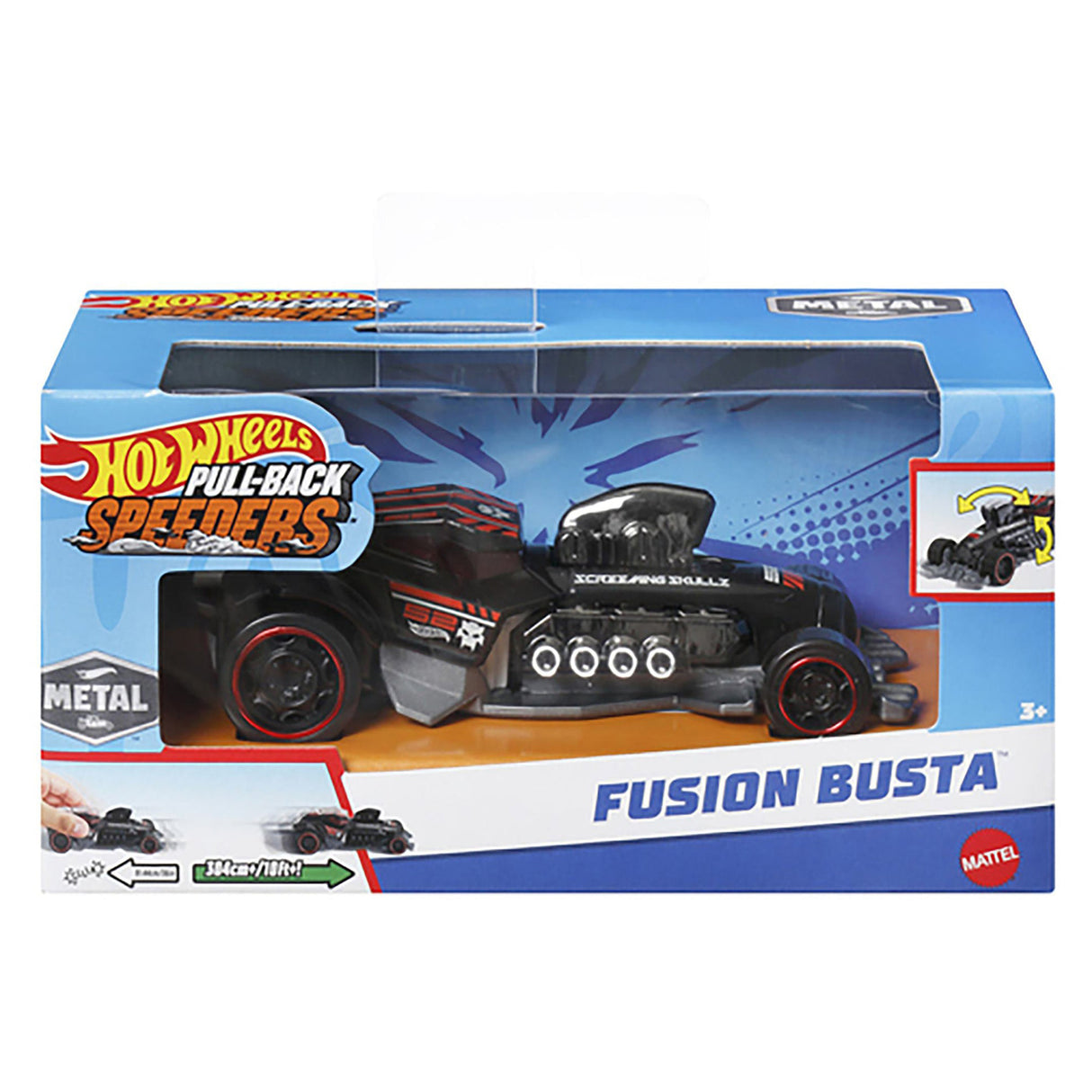 Hot Wheels Pullbacks Fusion Busta