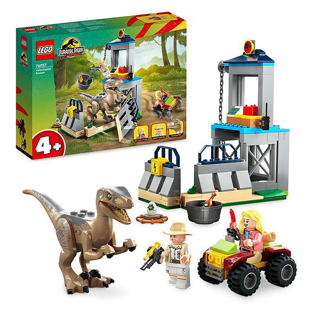 LEGO Jurassic Park Velociraptor Escape 76957 (137 pieces)