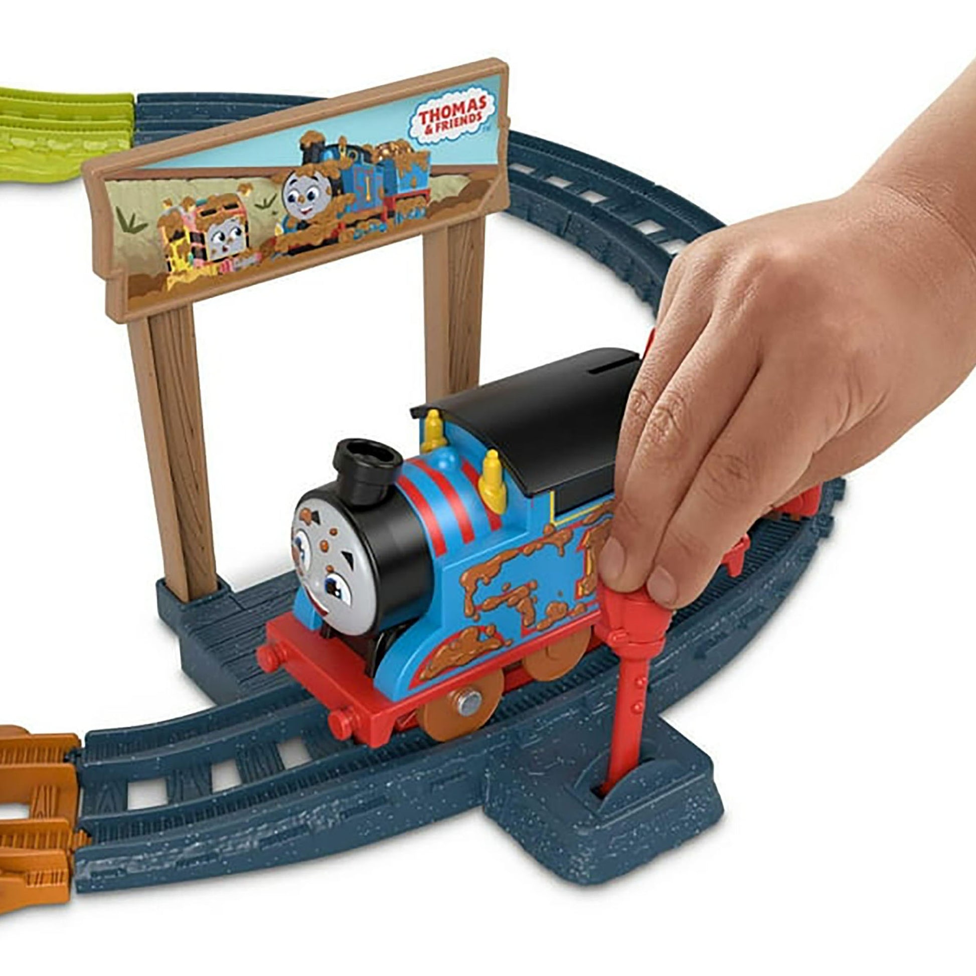 Fisher-Price Thomas & Friends Motorized Track Set Muddy Adventure