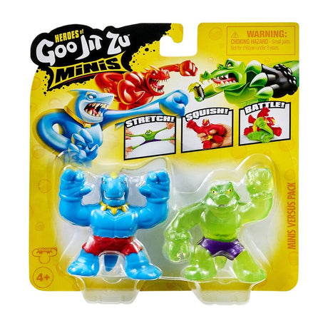 Heroes Of Goo Jit Zu S7 Minis Tyro Versus Rock Jaw Figure