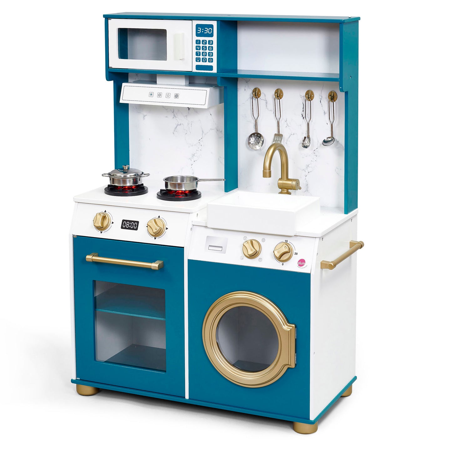 Plum Bakehouse Traditional Wooden Kitchen With Fridge 