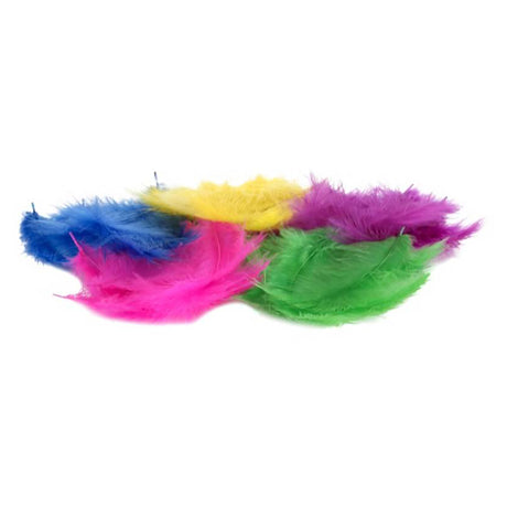 Colorific Feathers Large (30 grams & Approx. 140 per bag)