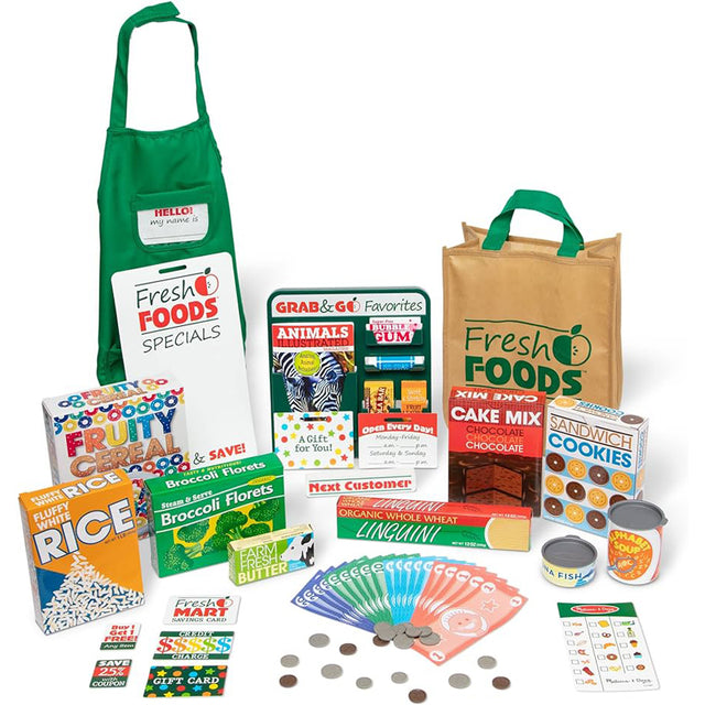 Melissa & Doug Fresh Mart Grocery Store Companion Collection