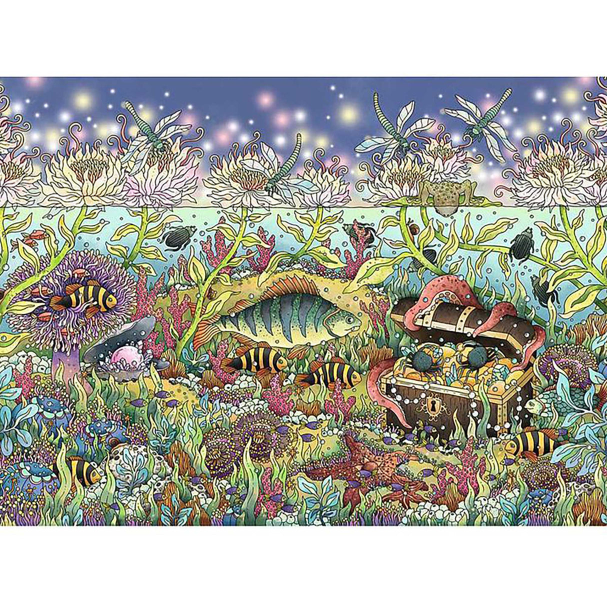 Ravensburger Underwater Kingdom At Dusk Jigsaw Puzzle (1000 pieces)