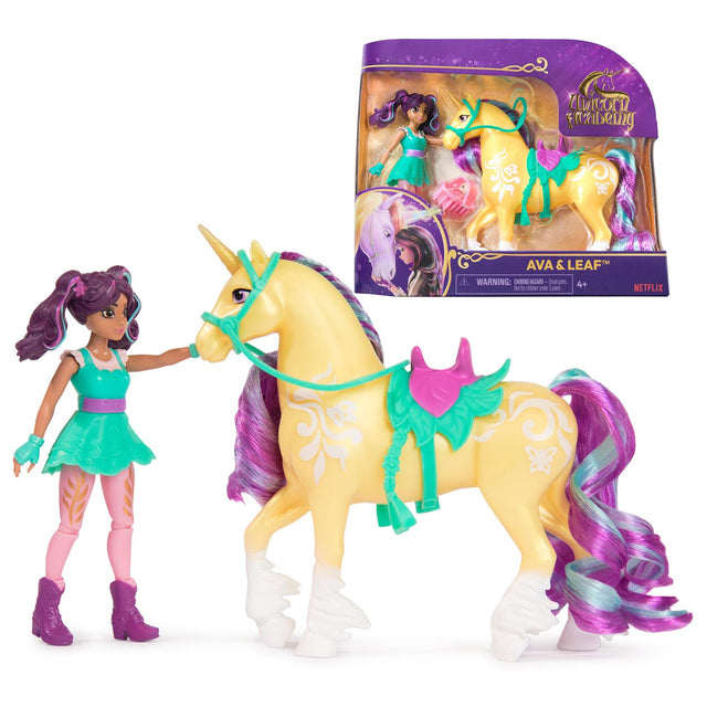 Unicorn Academy Small Doll Ava & Leaf