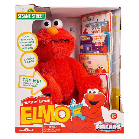 Sesame Street Nursery Rhyme Elmo Talking Plush Toy