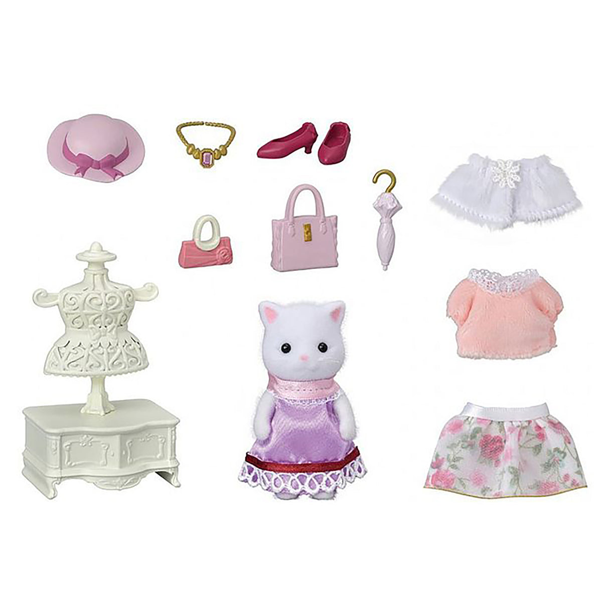 Sylvanian Families Fashion Play Set Persian Cat