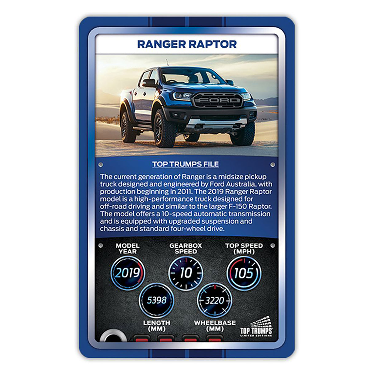 Top Trumps Ford Card Game