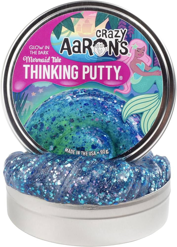 Crazy Aaron's Glowbrights Putty Mermaid Tale