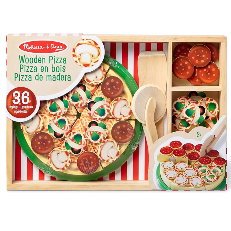 Melissa & Doug Wooden Pizza Party Play Set