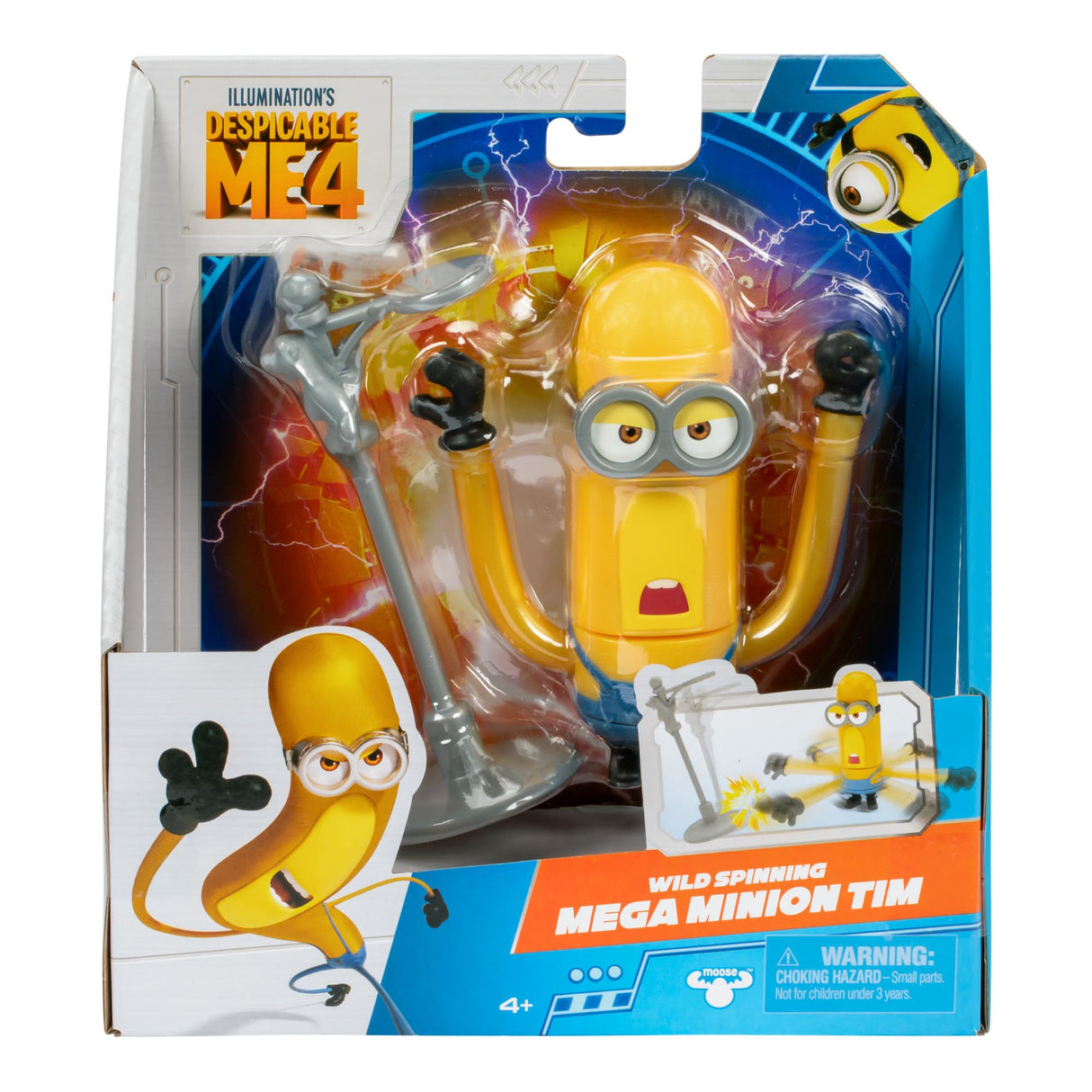 Despicable Me 4 Mega Minion Wild Spinning Tim