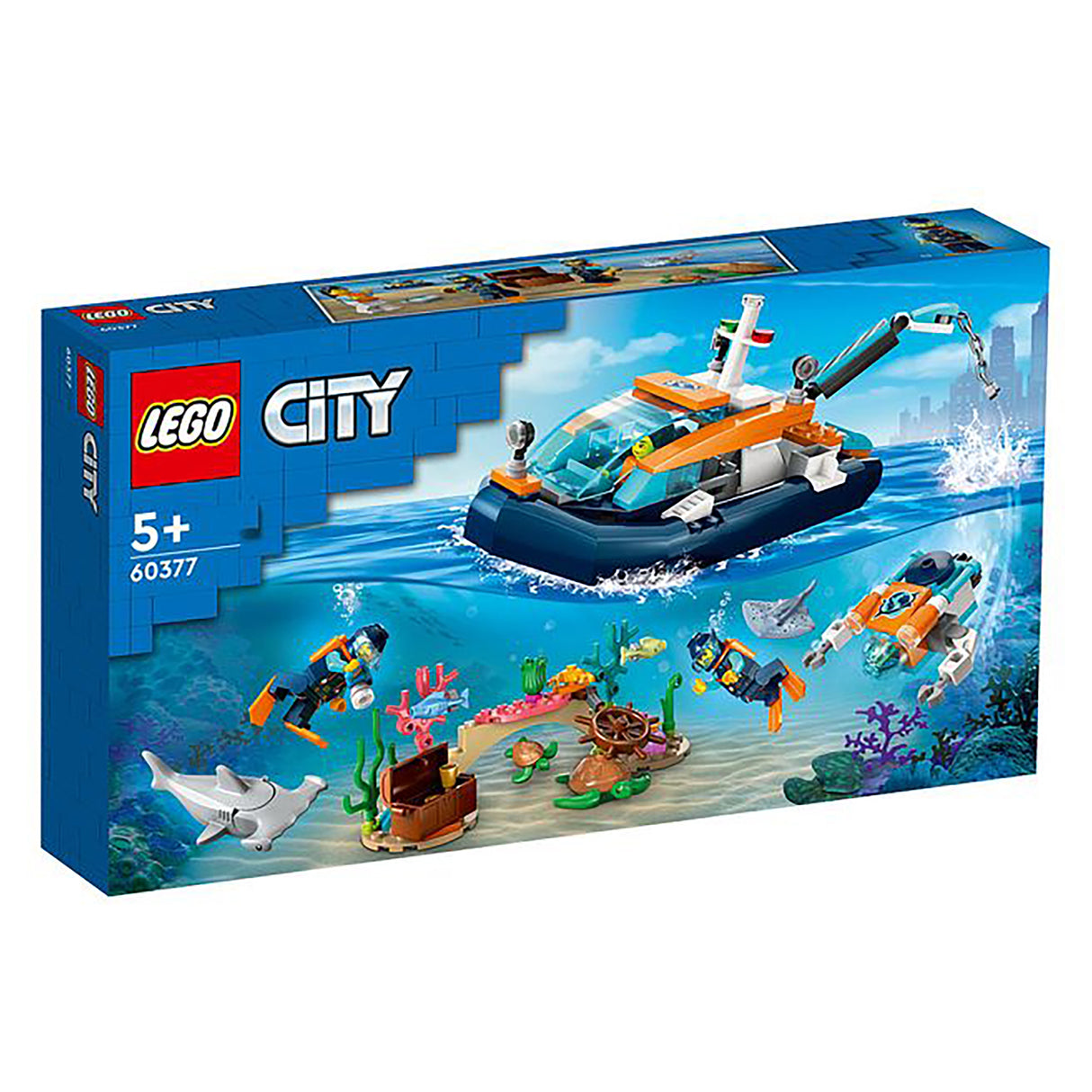 LEGO City Explorer Diving Boat 60377 (182 pieces)