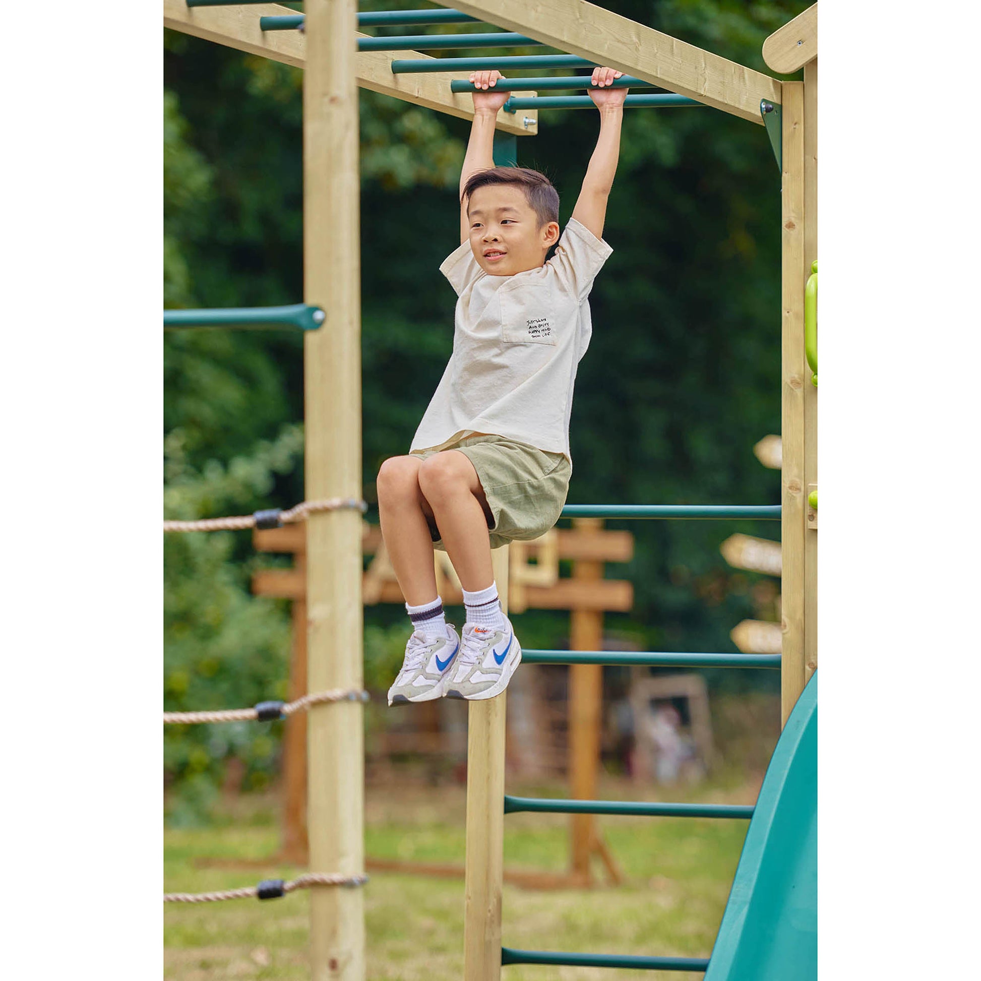 Plum Lookout Tower Color Pop Play Centre with Monkey Bars