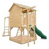 Lifespan Kids Kingston Cubby House with Slide, Green