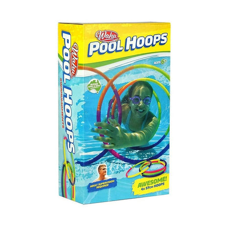 Wahu Pool Party Pool Hoops 4Pk