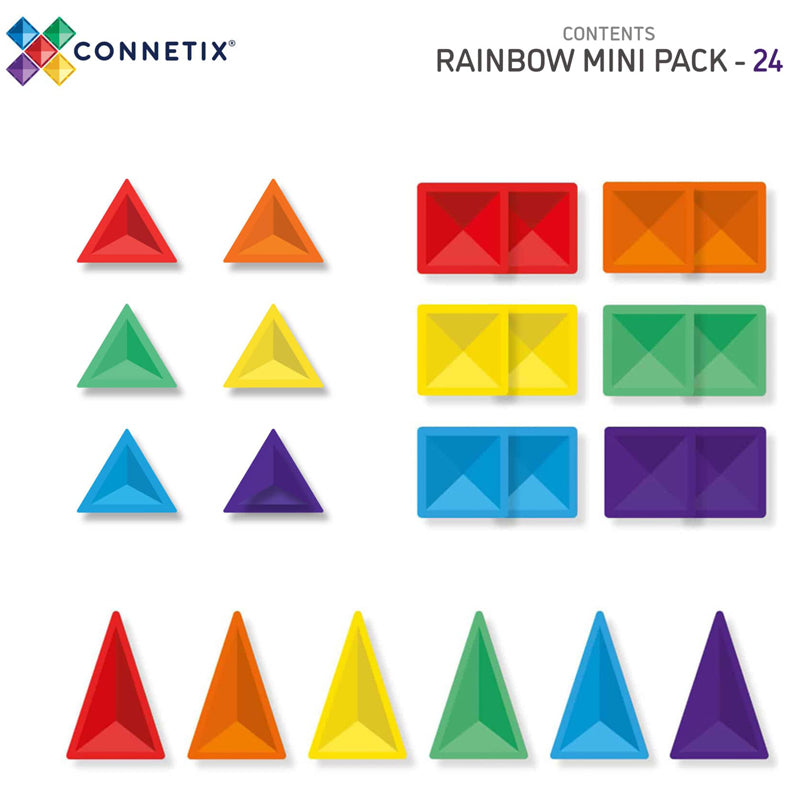 Connetix Rainbow Mini Pack 24 pc