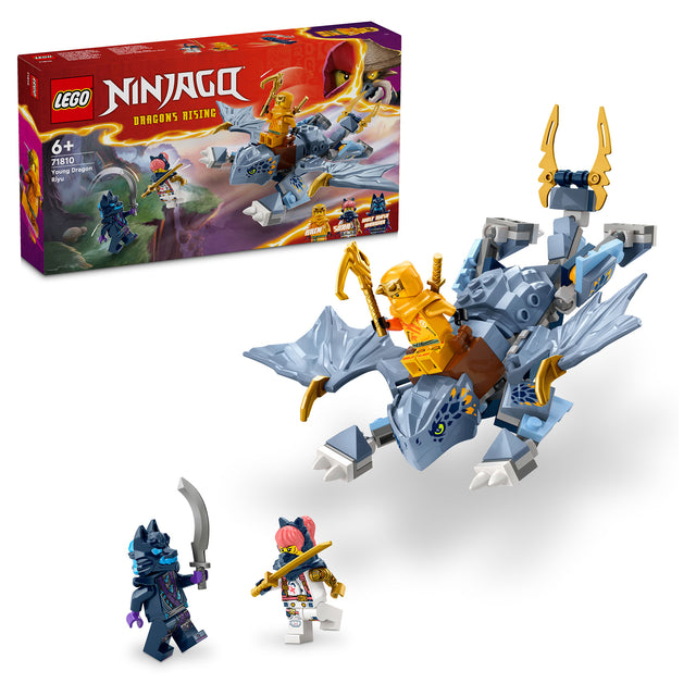 LEGO Ninjago Young Dragon Riyu 71810, (132-Pieces)