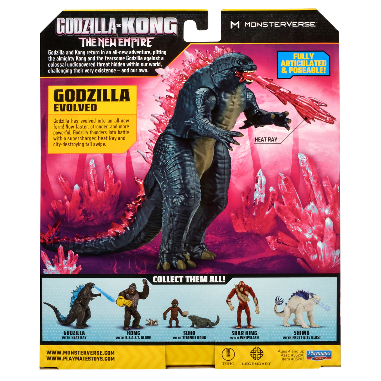 Godzilla x Kong Basic Figures Godzilla Evolved (6-inch)